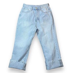 Princess Polly Boyfriend Cropped Jeans Sz 6